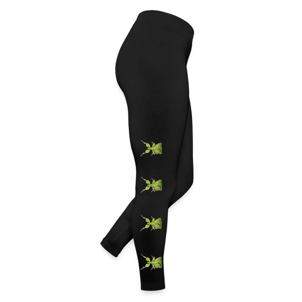 Frauen Jersey Leggings Phyllium philippinicum female - Schwarz