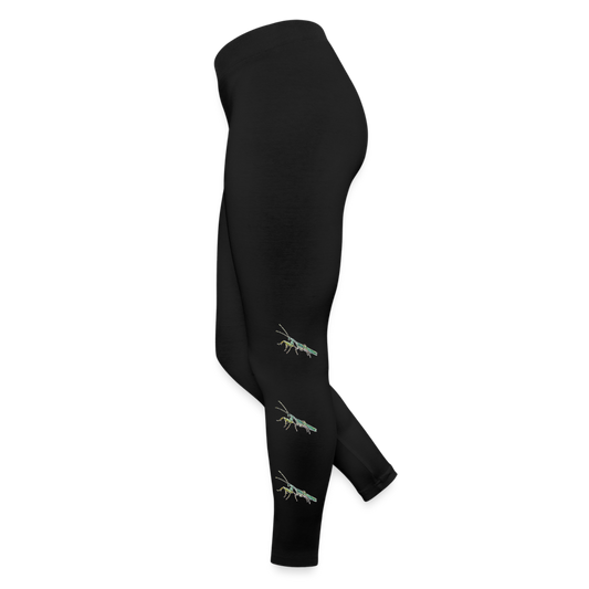 Frauen Jersey Leggings Sphodromantis lineola male - Schwarz