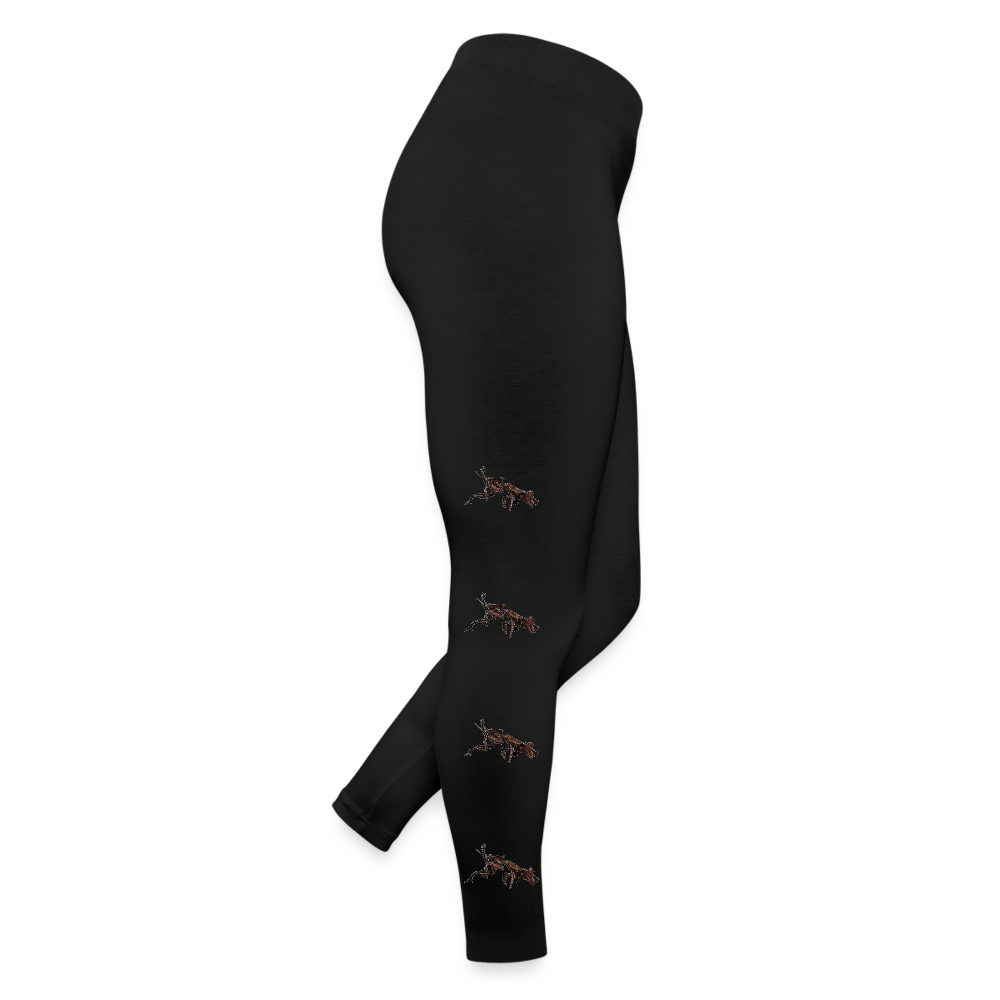 Frauen Jersey Leggings Phyllocrania paradoxa female 2 - Schwarz