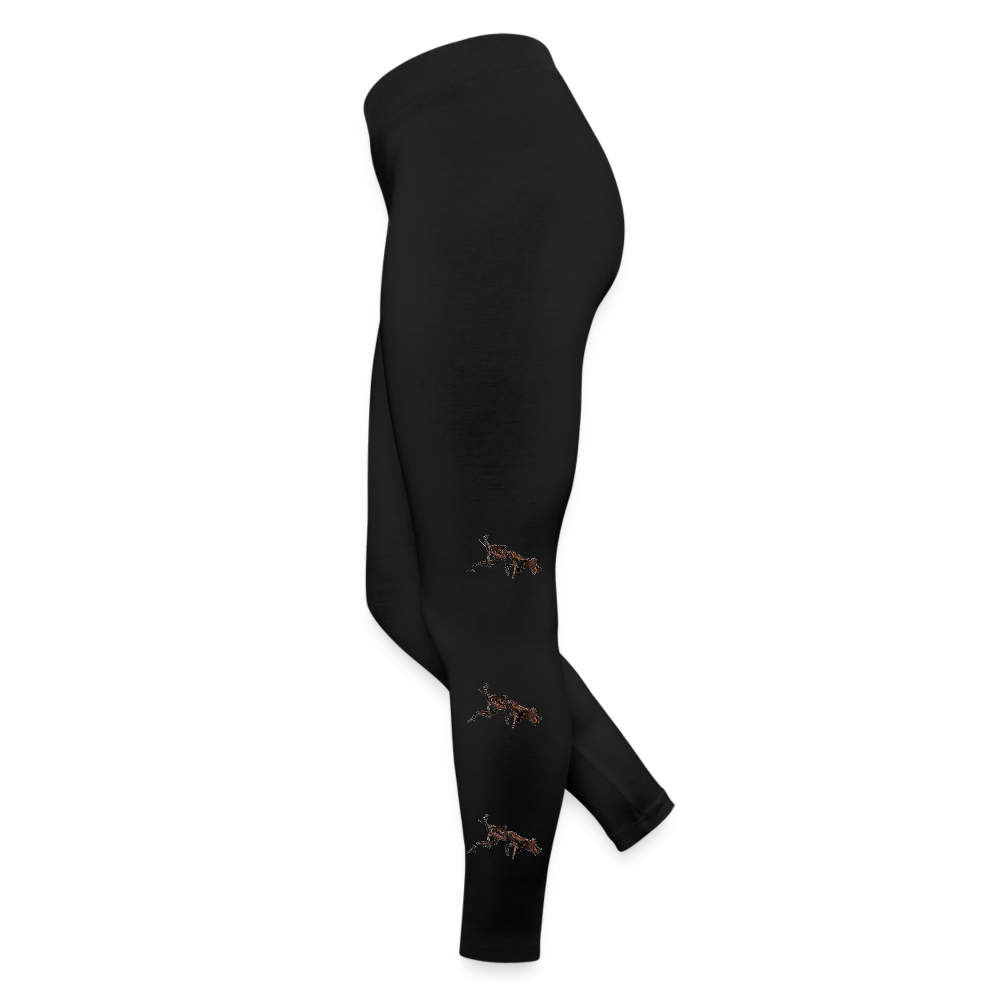 Frauen Jersey Leggings Phyllocrania paradoxa female 2 - Schwarz