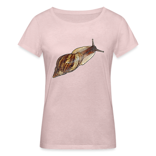 Frauen Stanley & Stella Bio-T-Shirt Achatina reticulata wildfarben - Rosa-Creme meliert