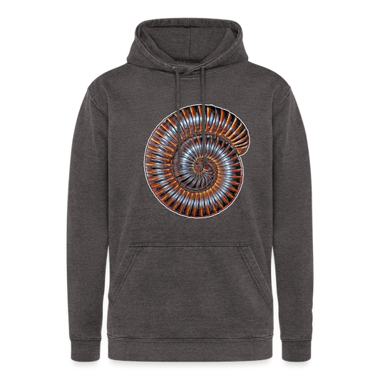 Unisex Vintage Hoodie Archispirostreptus gigas - Vintage Grau