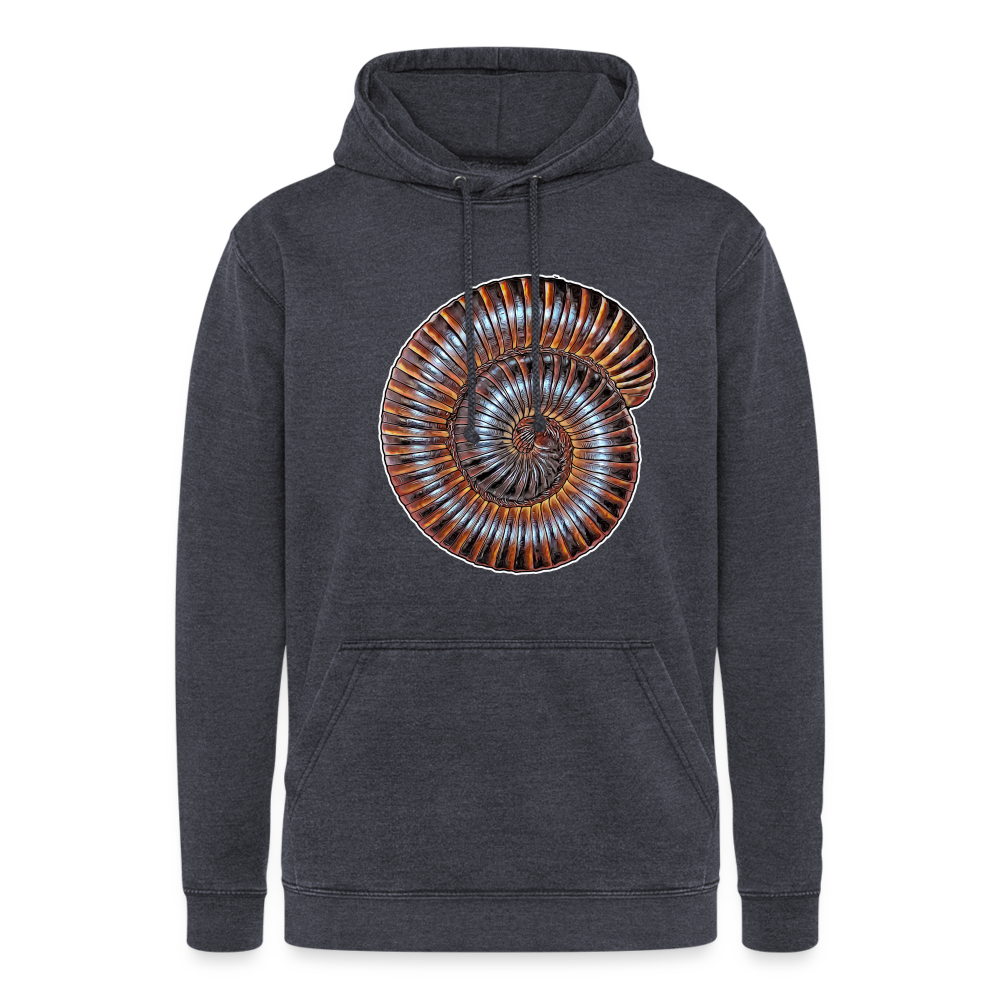 Unisex Vintage Hoodie Archispirostreptus gigas - Vintage Navy