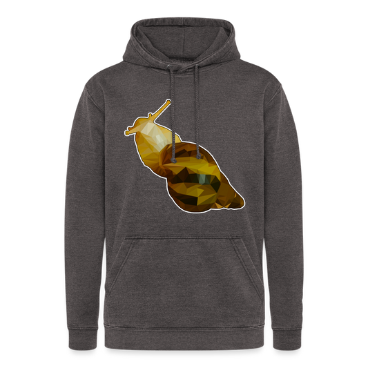 Unisex Vintage Hoodie Achatina reticulata Low Poly - Vintage Grau