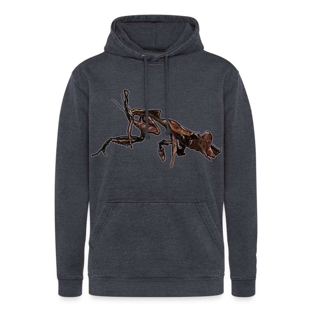 Unisex Vintage Hoodie Phyllocrania paradoxa female 2 - Vintage Navy
