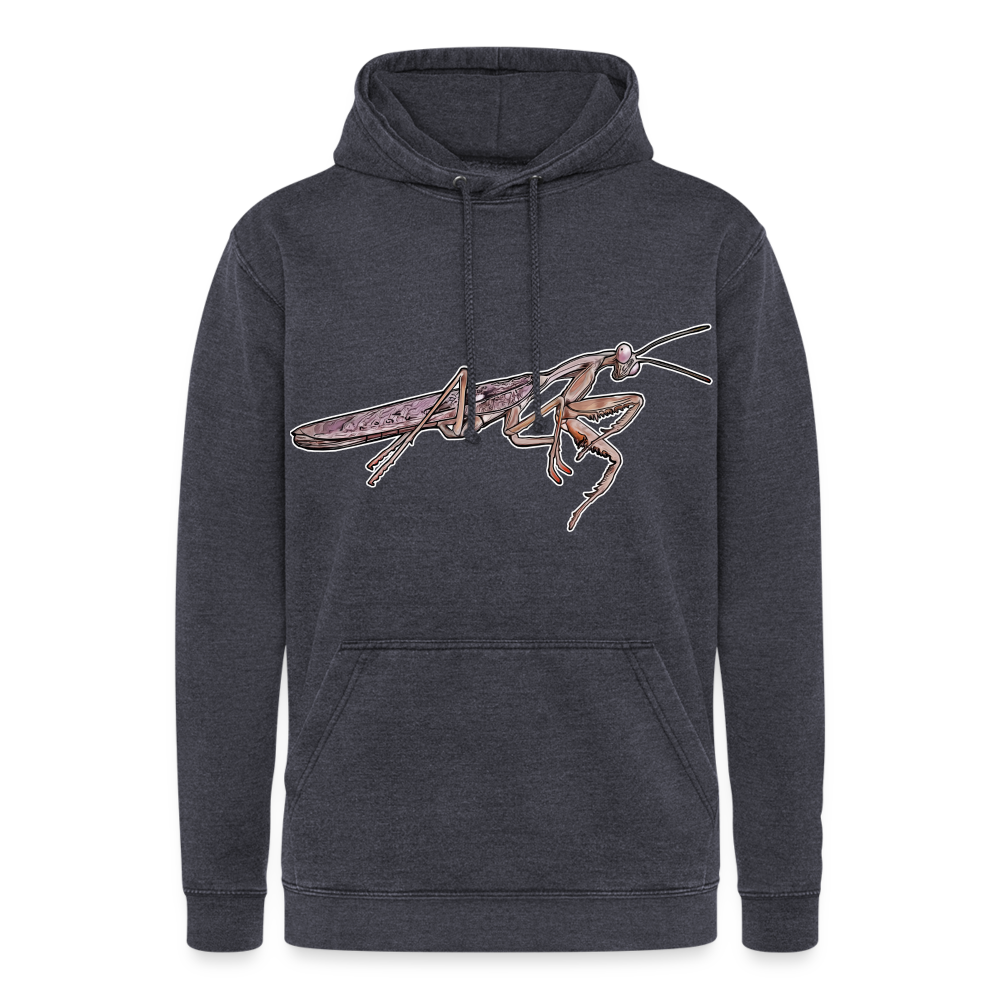 Unisex Vintage Hoodie Rhombodera kirbyi male - Vintage Navy