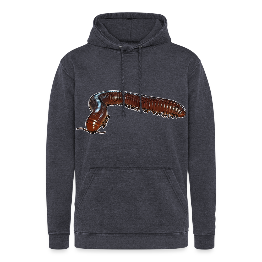 Unisex Vintage Hoodie Ophistreptus guineensis - Vintage Navy