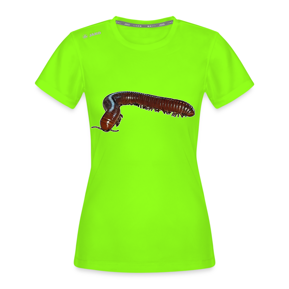 Frauen JAKO Sportswear T-Shirt Ophistreptus guineensis - Neongrün