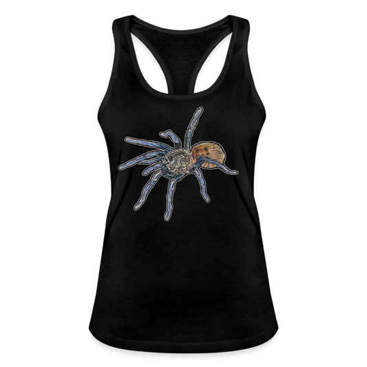 Frauen Ringerrücken Tank Top Chromatopelma cyaneopubescens - Schwarz