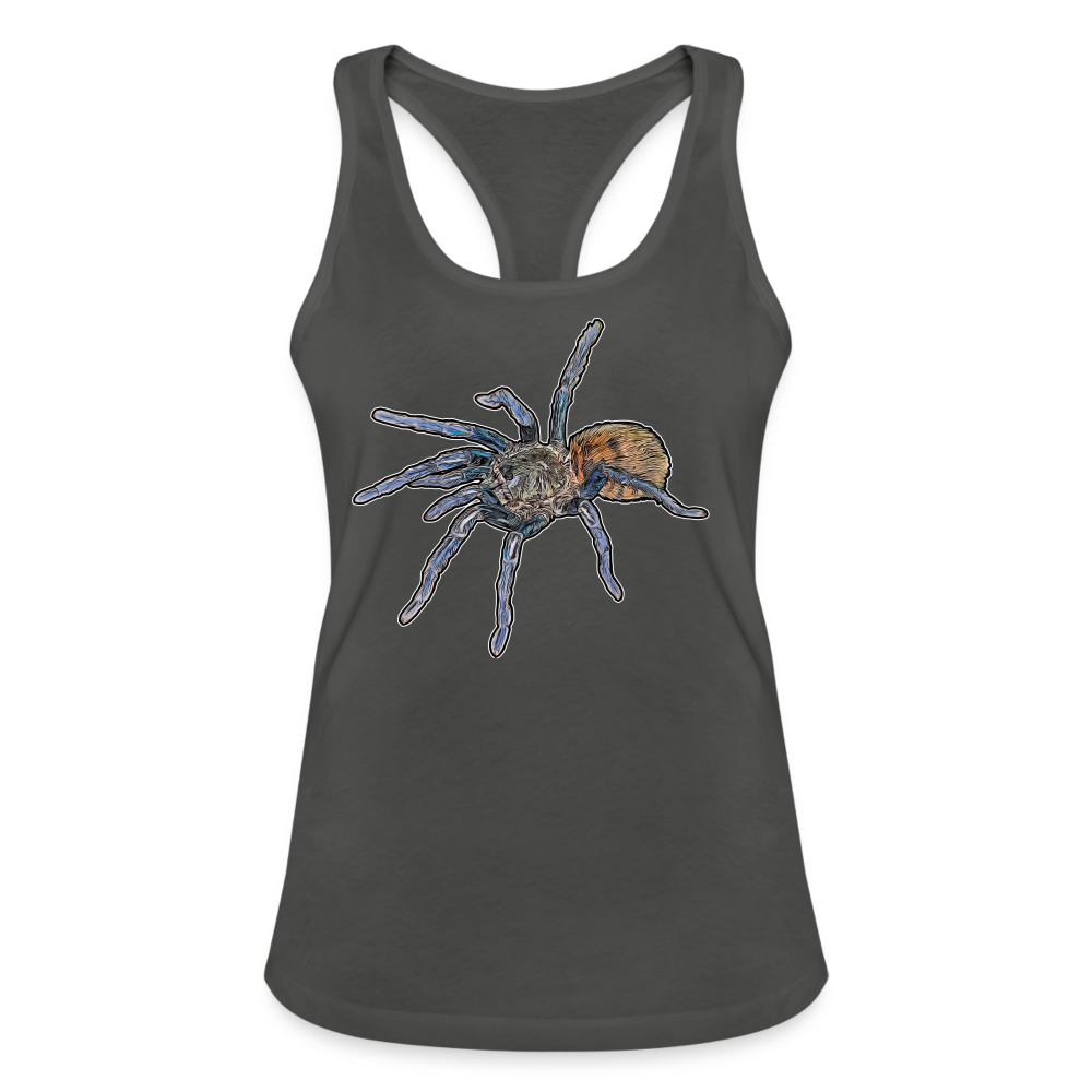 Frauen Ringerrücken Tank Top Chromatopelma cyaneopubescens - Graphite