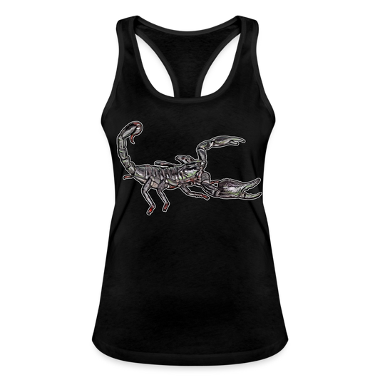 Frauen Ringerrücken Tank Top Heterometrus silenus - Schwarz