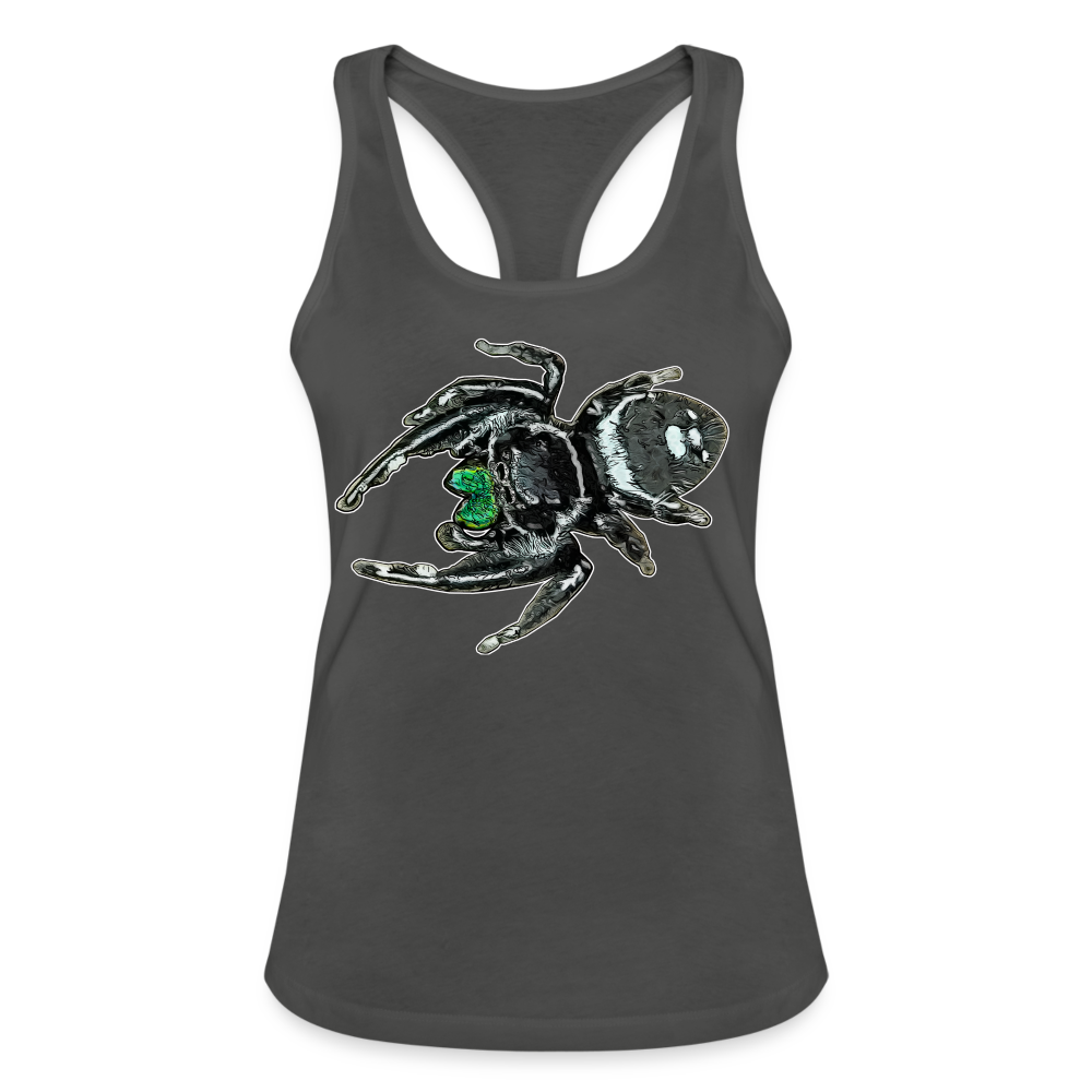 Frauen Ringerrücken Tank Top Phidippus regius White Bahamas male - Graphite