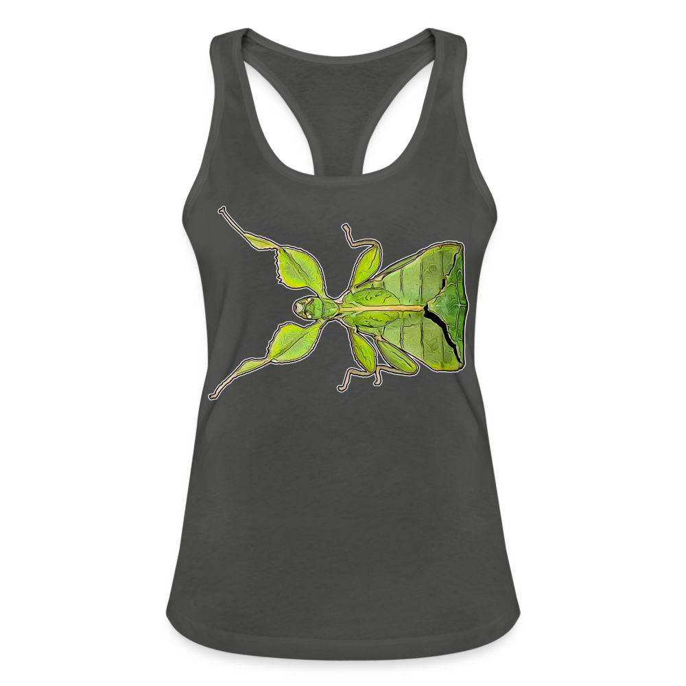 Frauen Ringerrücken Tank Top Phyllium philippinicum female - Graphite
