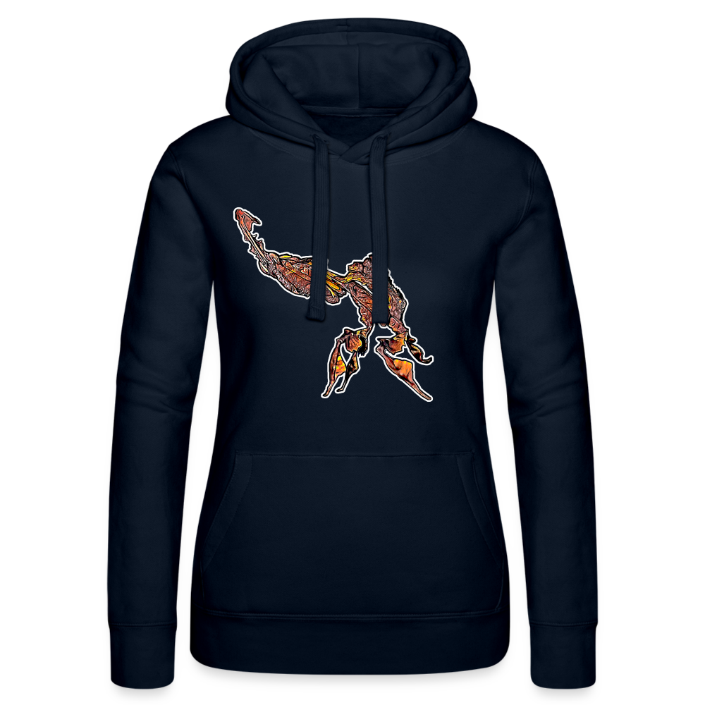 Frauen Russell Kapuzen Sweater Phyllocrania paradoxa male - Navy