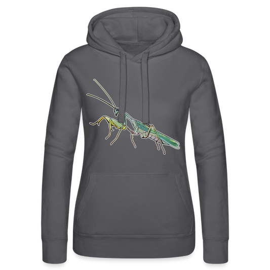Frauen Russell Kapuzen Sweater Sphodromantis lineola male - Grau