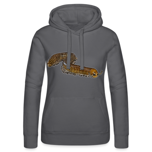 Frauen Russell Kapuzen Sweater Telodeinopus aoutii - Grau