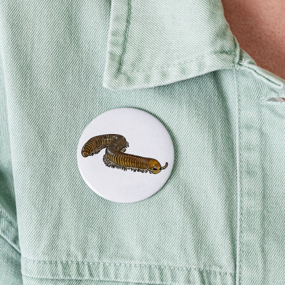 Buttons groß 56 mm (5er Pack) Telodeinopus aoutii - weiß