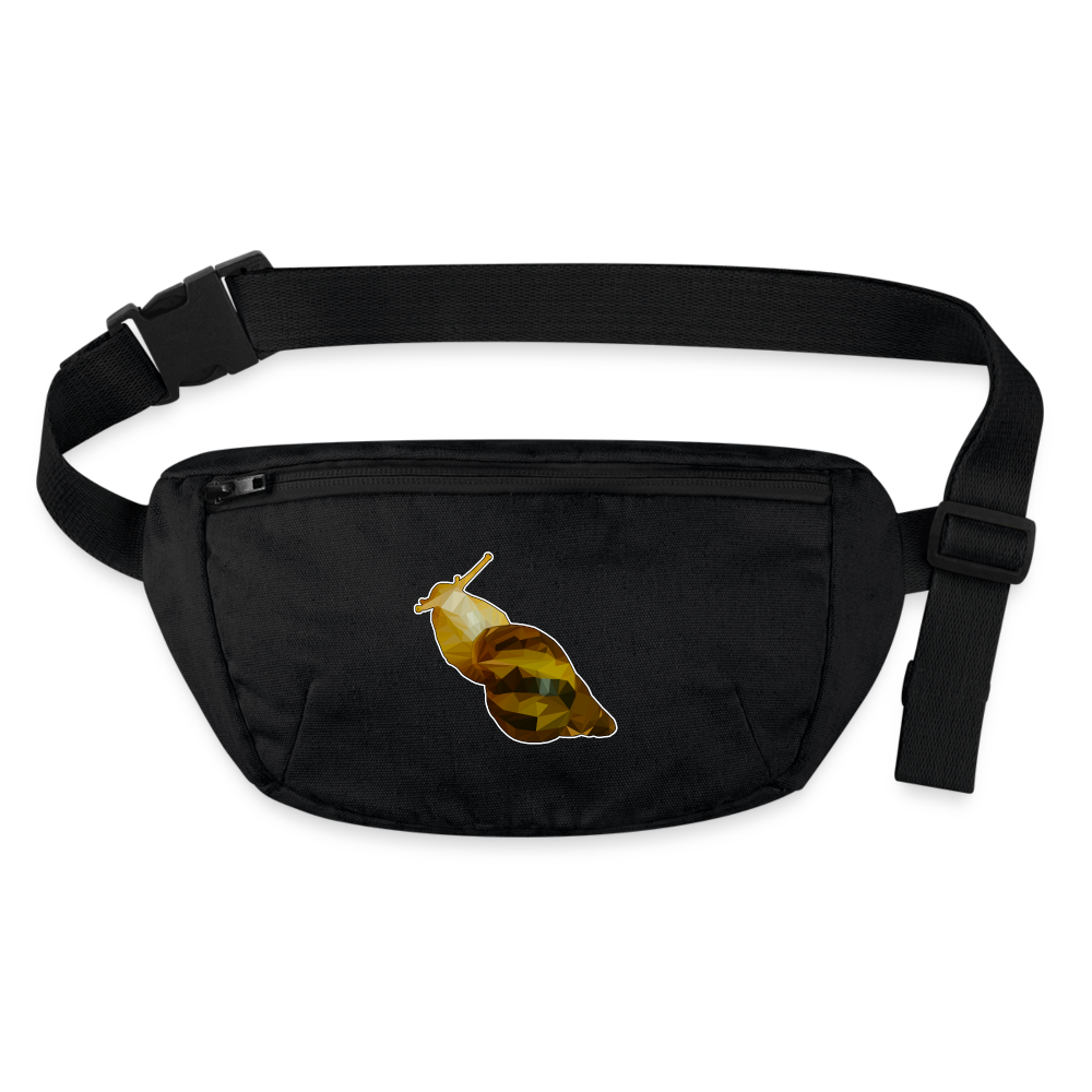 Recycling Stanley & Stella Gürteltasche Achatina reticulata Low Poly - Schwarz