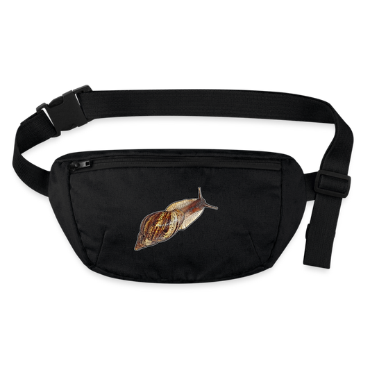 Recycling Stanley & Stella Gürteltasche Achatina reticulata wildfarben - Schwarz