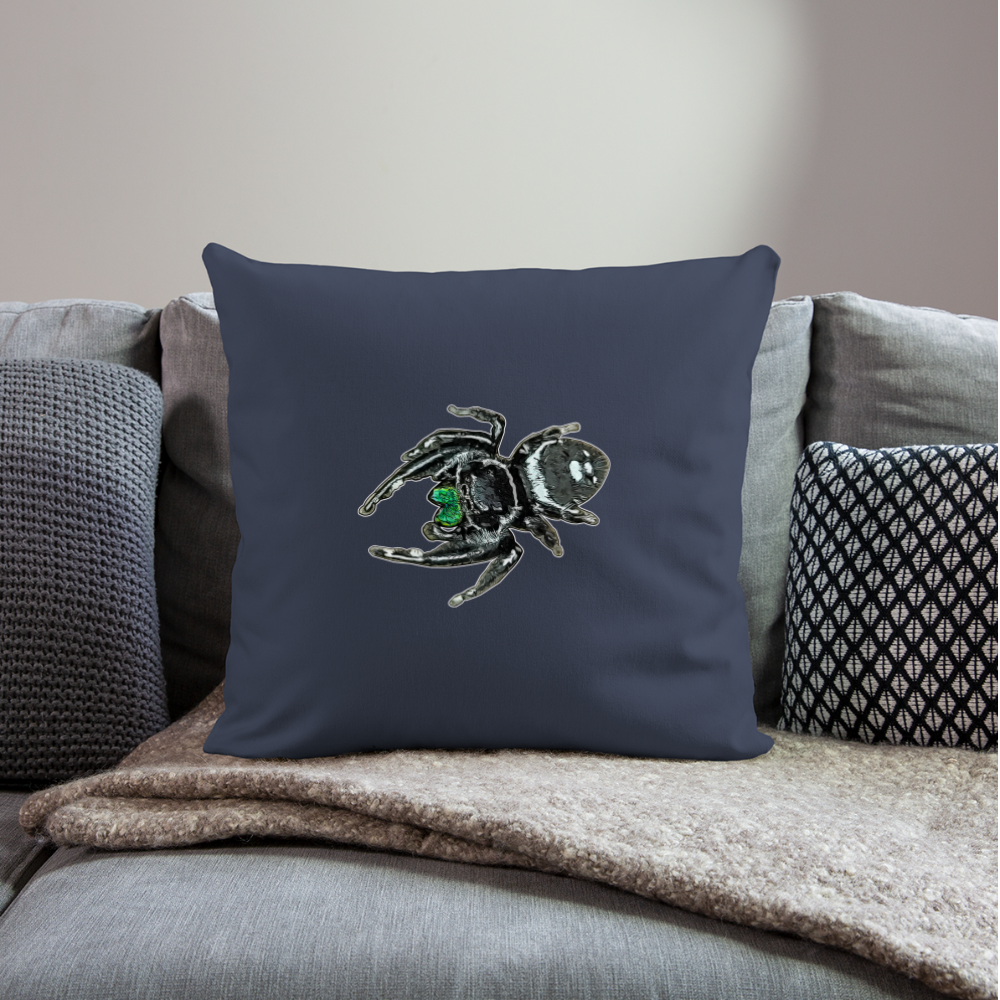 Sofakissen mit Füllung 44 x 44 cm Phidippus regius White Bahamas male - Navy