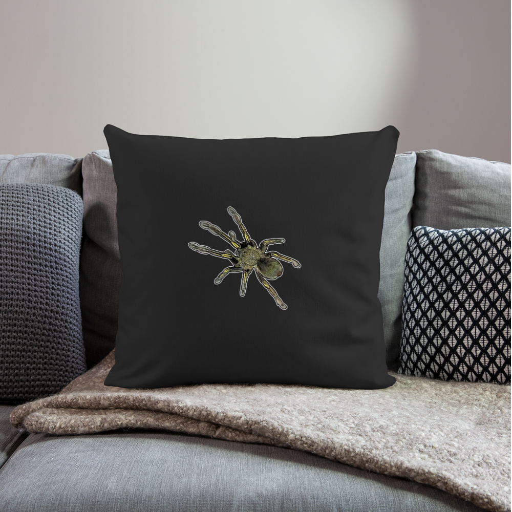Sofakissen mit Füllung 44 x 44 cm Ephebopus murinus - Schwarz