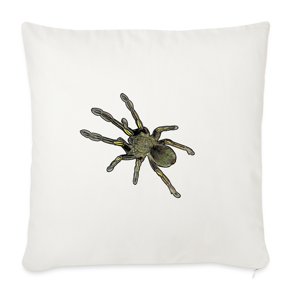 Sofakissen mit Füllung 44 x 44 cm Ephebopus murinus - Naturweiß