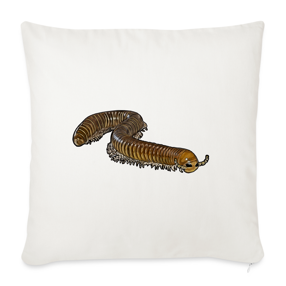 Sofakissen mit Füllung 44 x 44 cm Telodeinopus aoutii - Naturweiß