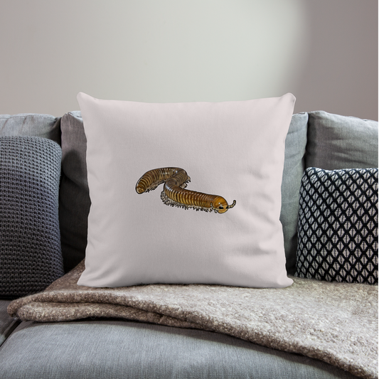 Sofakissen mit Füllung 44 x 44 cm Telodeinopus aoutii - helles Taupe