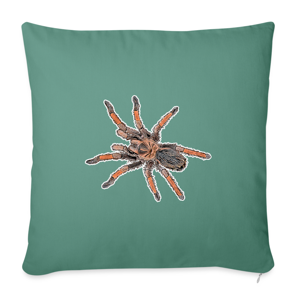 Sofakissen mit Füllung 44 x 44 cm Brachypelma emilia - Tanngrün