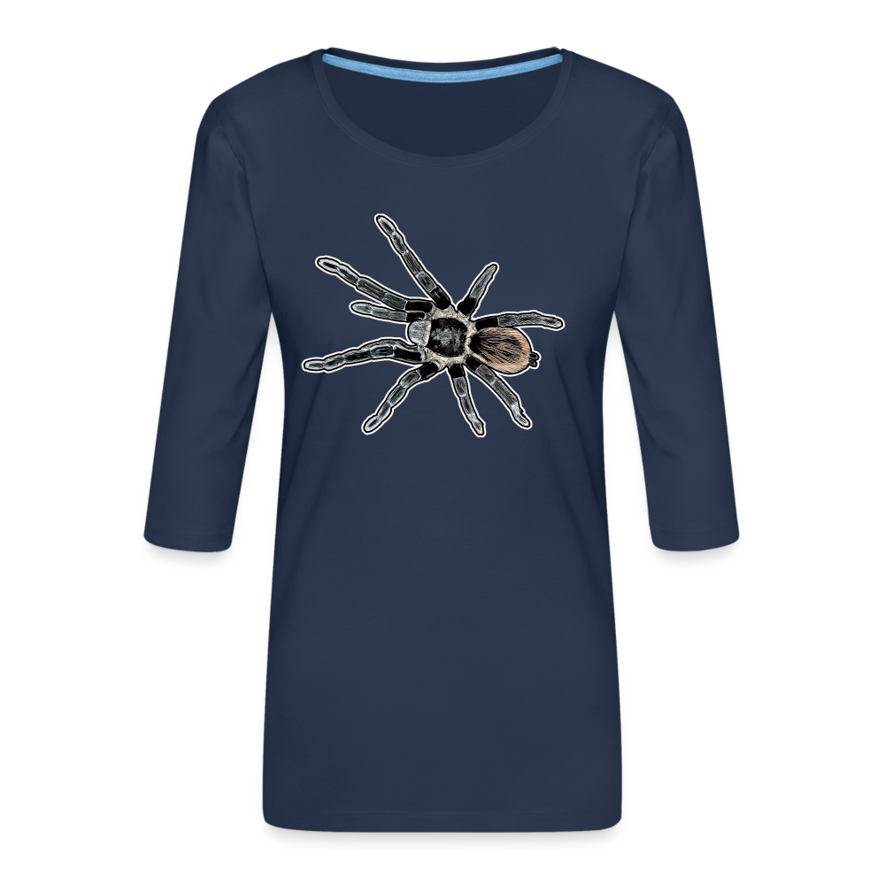 Frauen 3/4-Arm Shirt Tliltocatl vagans - Navy