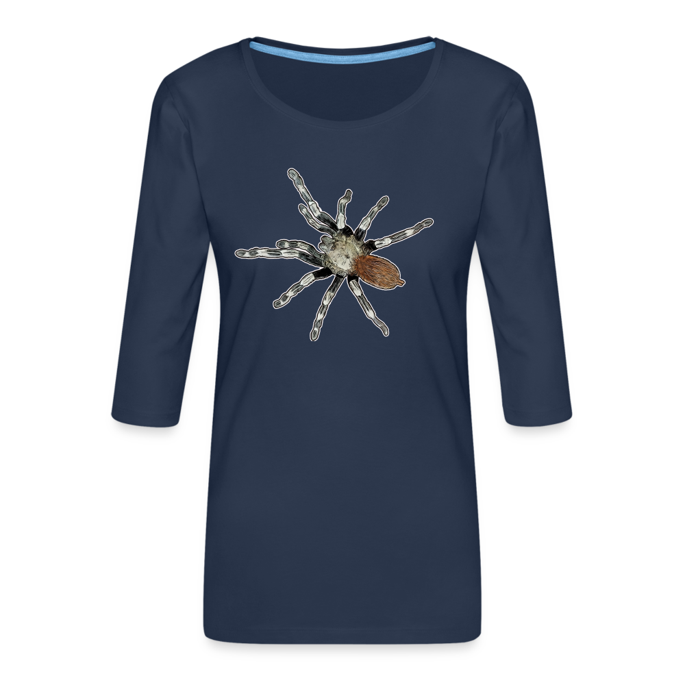 Frauen 3/4-Arm Shirt Nhandu chromatus - Navy