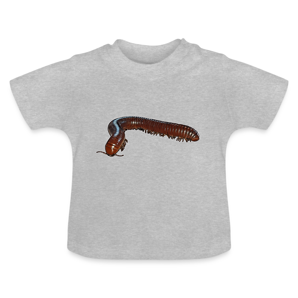 Baby T-Shirt Ophistreptus guineensis - Grau meliert