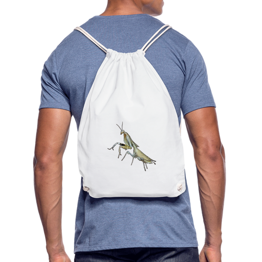 Turnbeutel Deroplatys truncata female - weiß