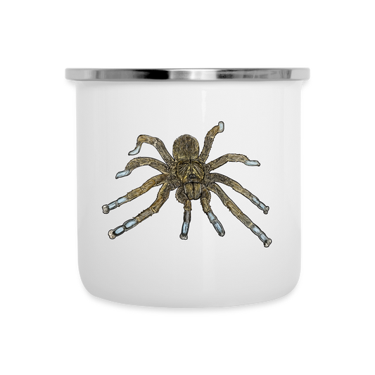 Emaille-Tasse Idiothele mira - weiß