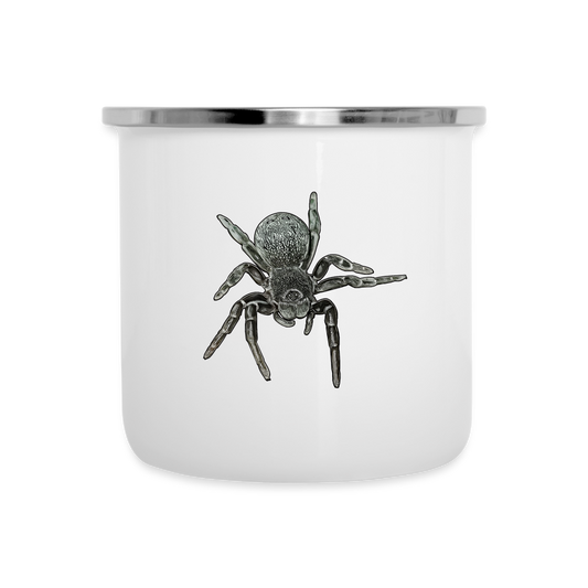 Emaille-Tasse Eresus walckenaeri - weiß