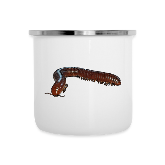 Emaille-Tasse Ophistreptus guineensis - weiß