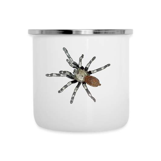 Emaille-Tasse Nhandu chromatus - weiß