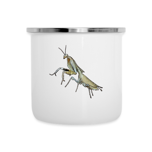 Emaille-Tasse Deroplatys truncata female - weiß