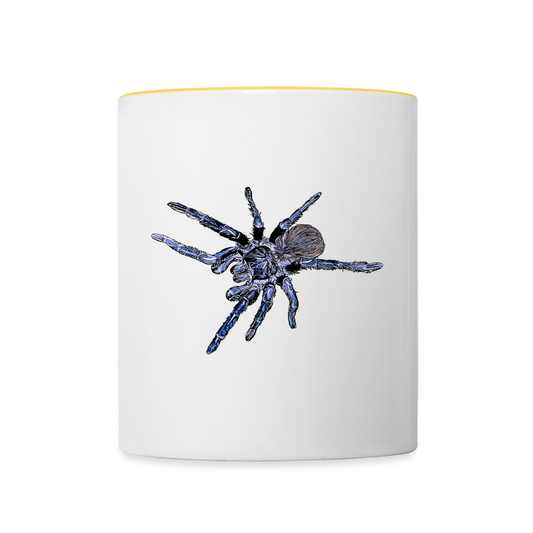 Tasse farbig Pterinopelma sazimai - Weiß/Gelb