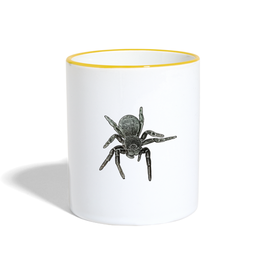 Tasse Farbig Eresus walckenaeri - Weiß/Gelb
