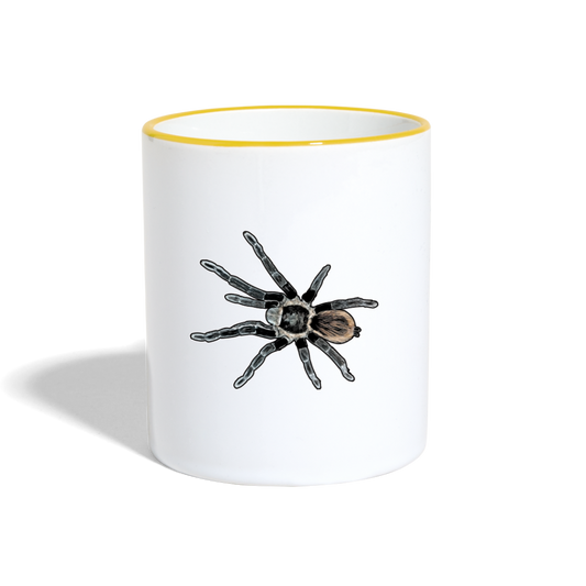 Tasse farbig Tliltocatl vagans - Weiß/Gelb