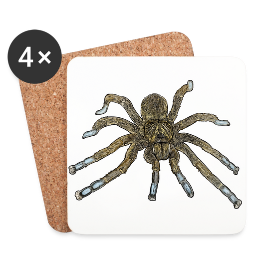 Untersetzer 4er-Set Idiothele mira - weiß