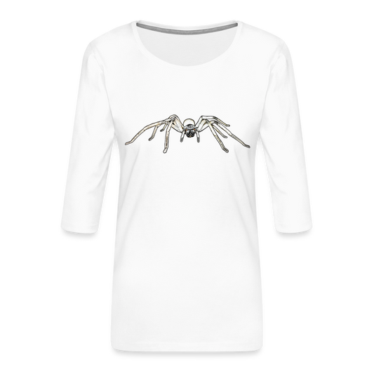 Frauen 3/4-Arm Shirt Cerbalus negebensis - weiß