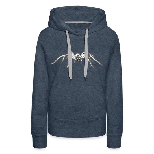 Frauen Hoodie Cerbalus negebensis - Jeansblau