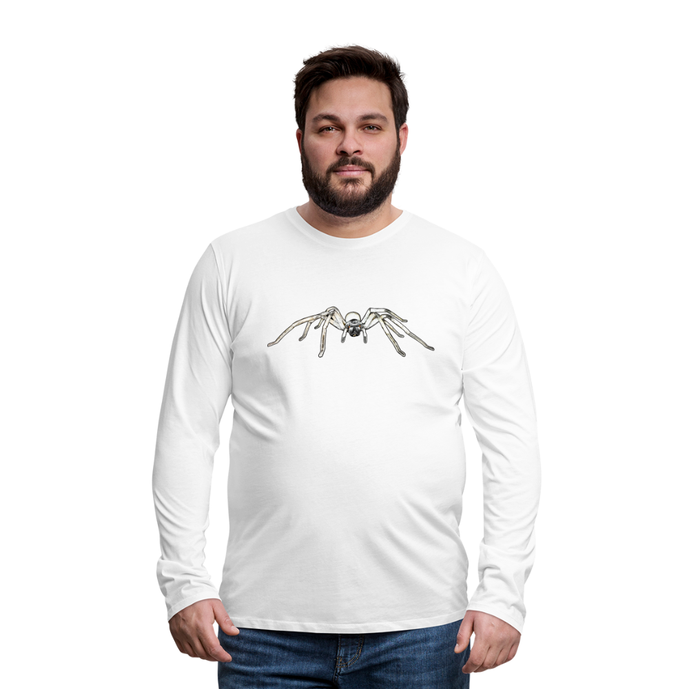 Männer Longsleeve Cerbalus negebensis - weiß