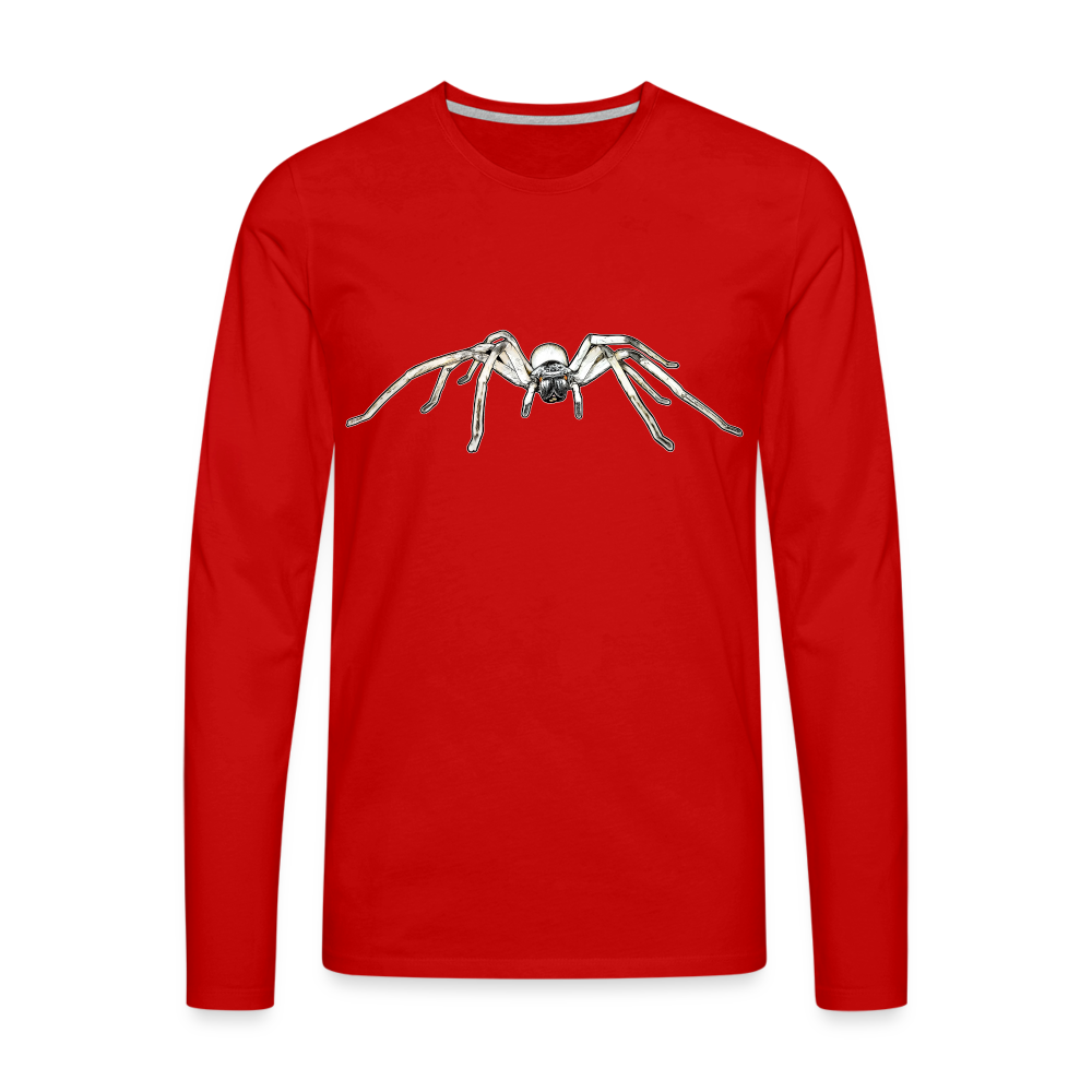 Männer Longsleeve Cerbalus negebensis - Rot