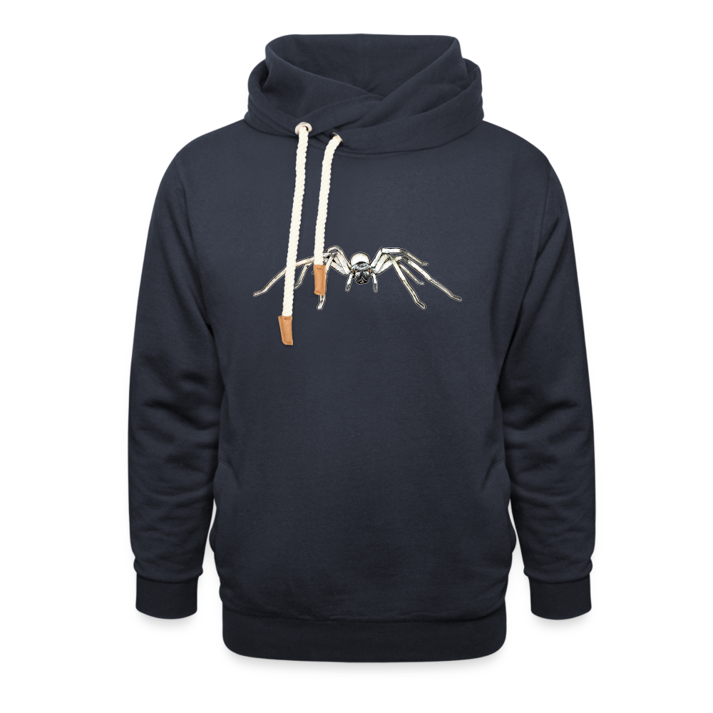 Unisex Schalkragen Hoodie Cerbalus negebensis - Navy