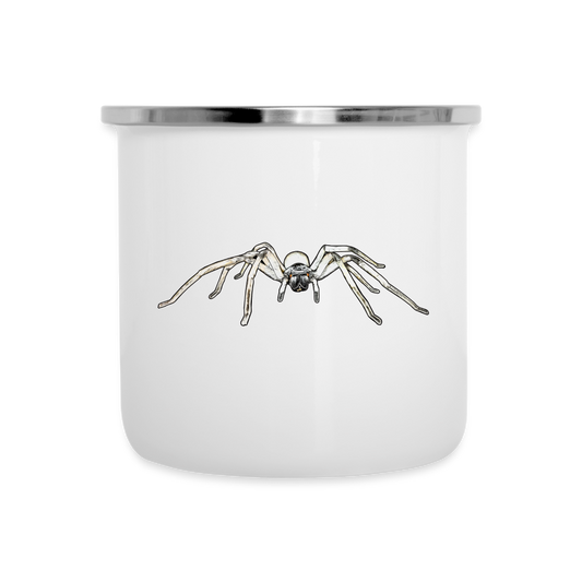 Emaille-Tasse Cerbalus negebensis - weiß