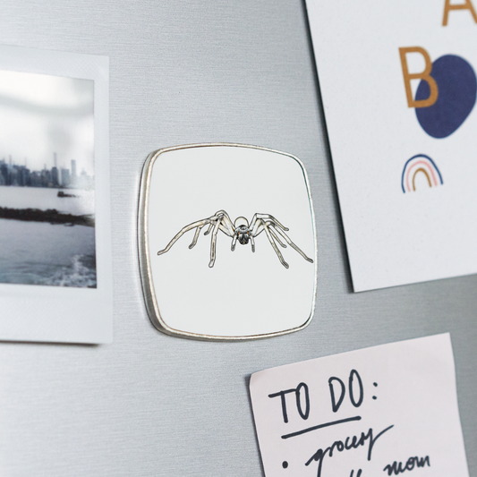 Kühlschrankmagnet eckig Cerbalus negebensis - weiß