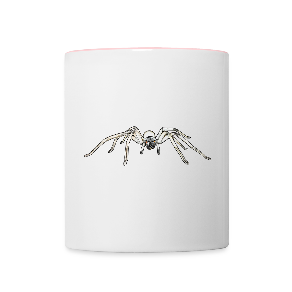 Tasse farbig Cerbalus negebensis - Weiß/Pink
